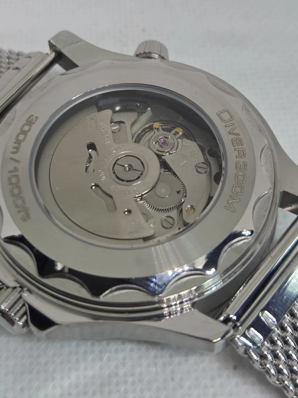 Custom 41mm Automatic Seiko Mod Watch Dark Green Seamaster NH35